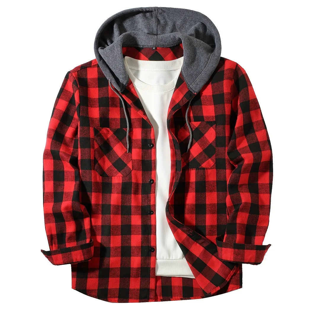 BelleYork | Classic Plaid Flannel Jacket