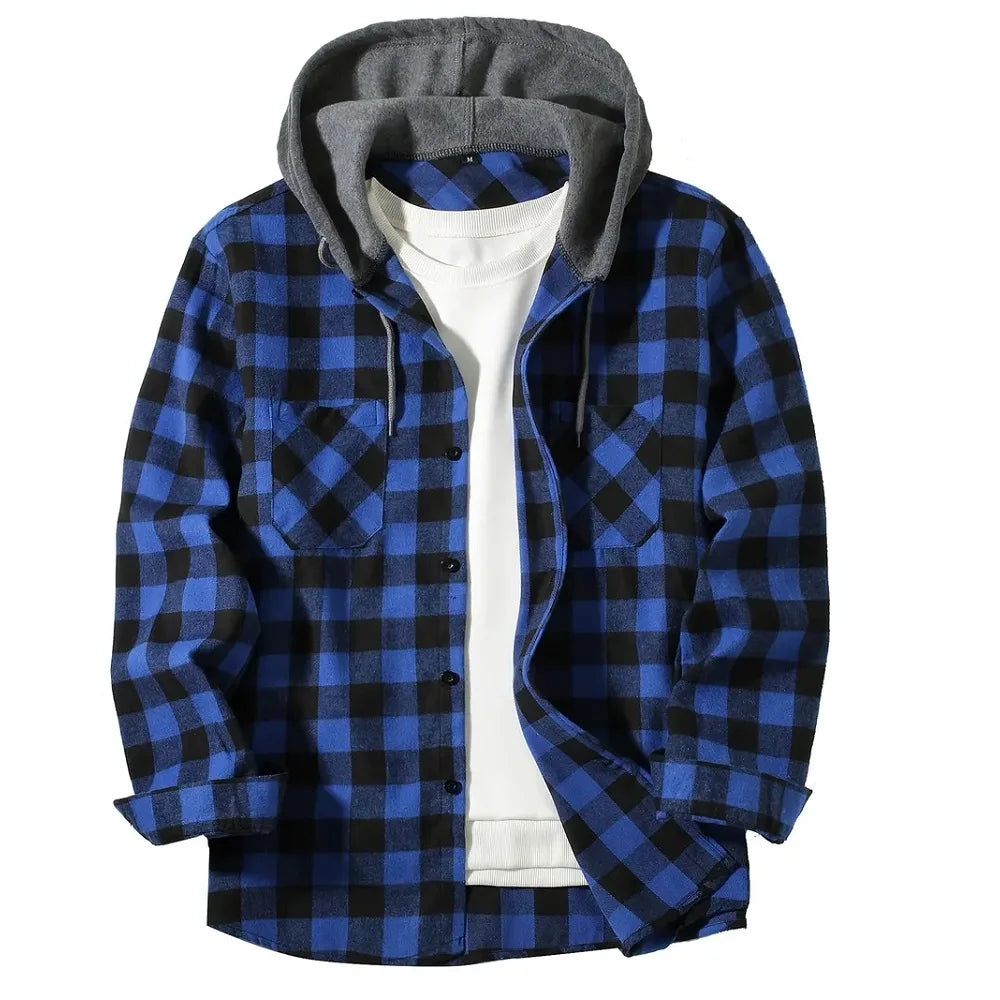 BelleYork | Classic Plaid Flannel Jacket