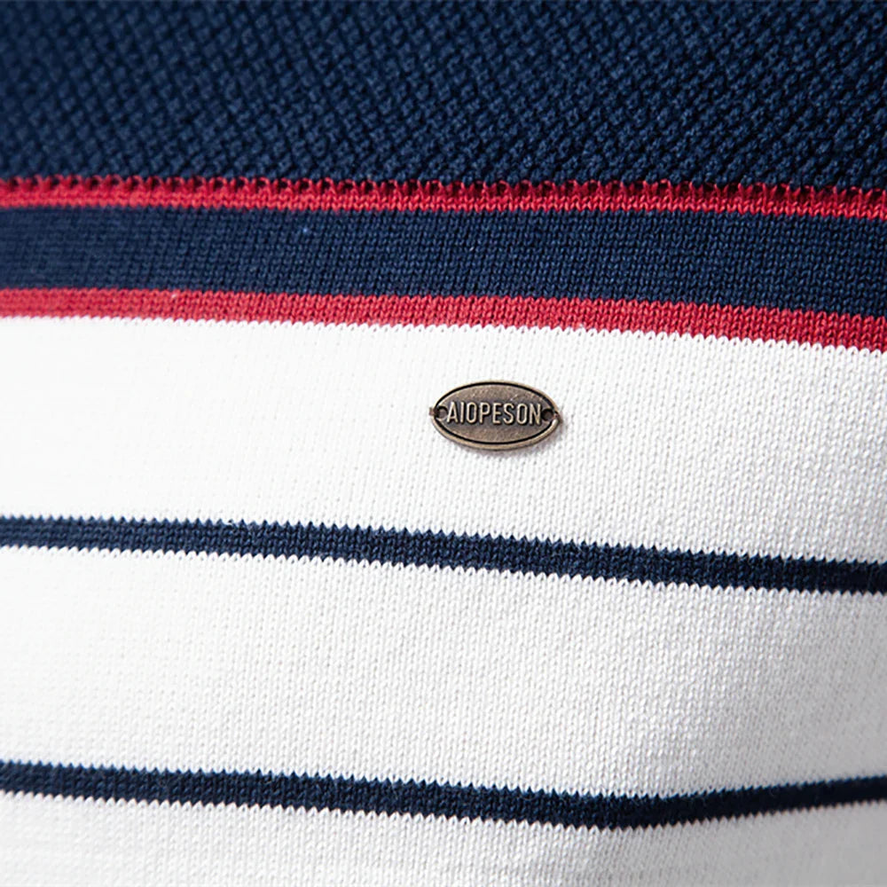 BelleYork | Men's Sweater with Striped Design