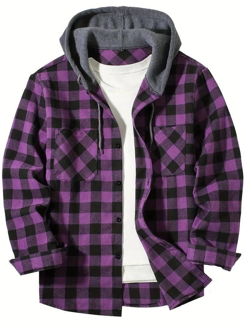 BelleYork | Classic Plaid Flannel Jacket