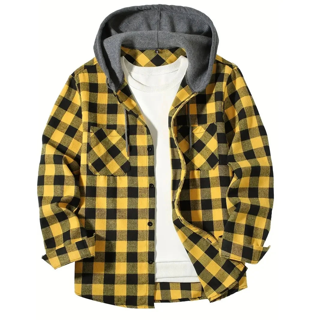 BelleYork | Classic Plaid Flannel Jacket