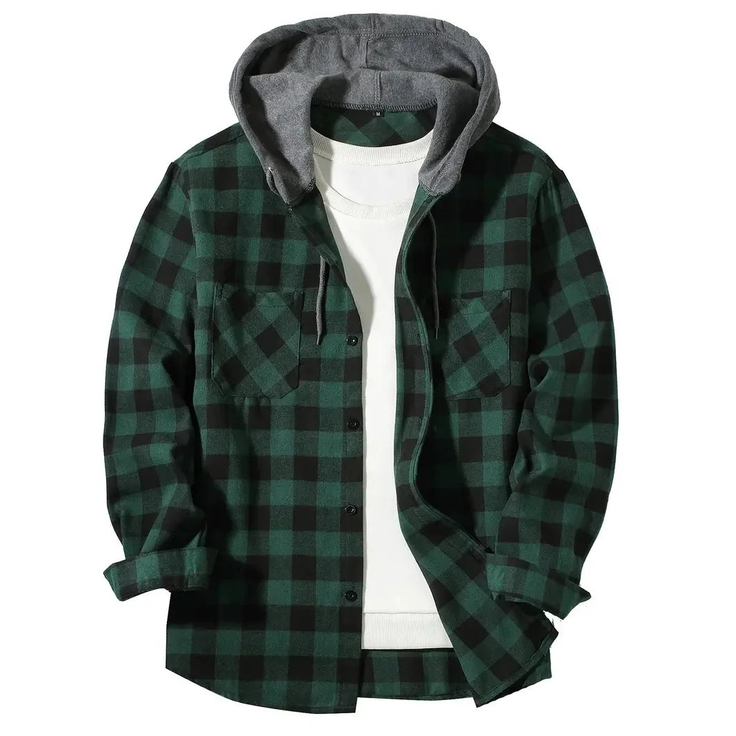 BelleYork | Classic Plaid Flannel Jacket